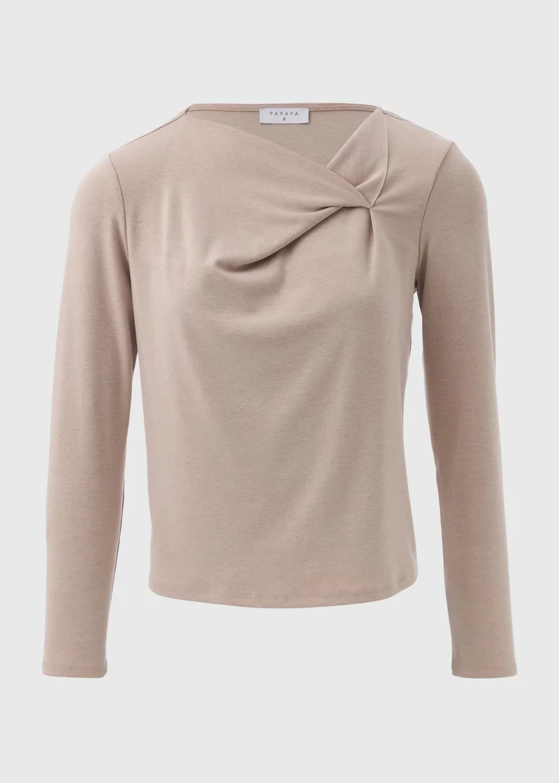 Matalan Blue 3/4 Fitted T-Shirt