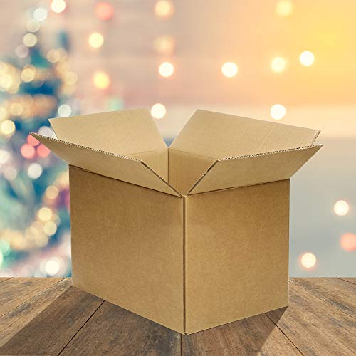 ZBEIVAN Small Shipping Corrugated Boxes 11x6x6 inches Mailers Packing Cardboard Moving Kraft Mailing Boxes Pack of 25 - Image 3