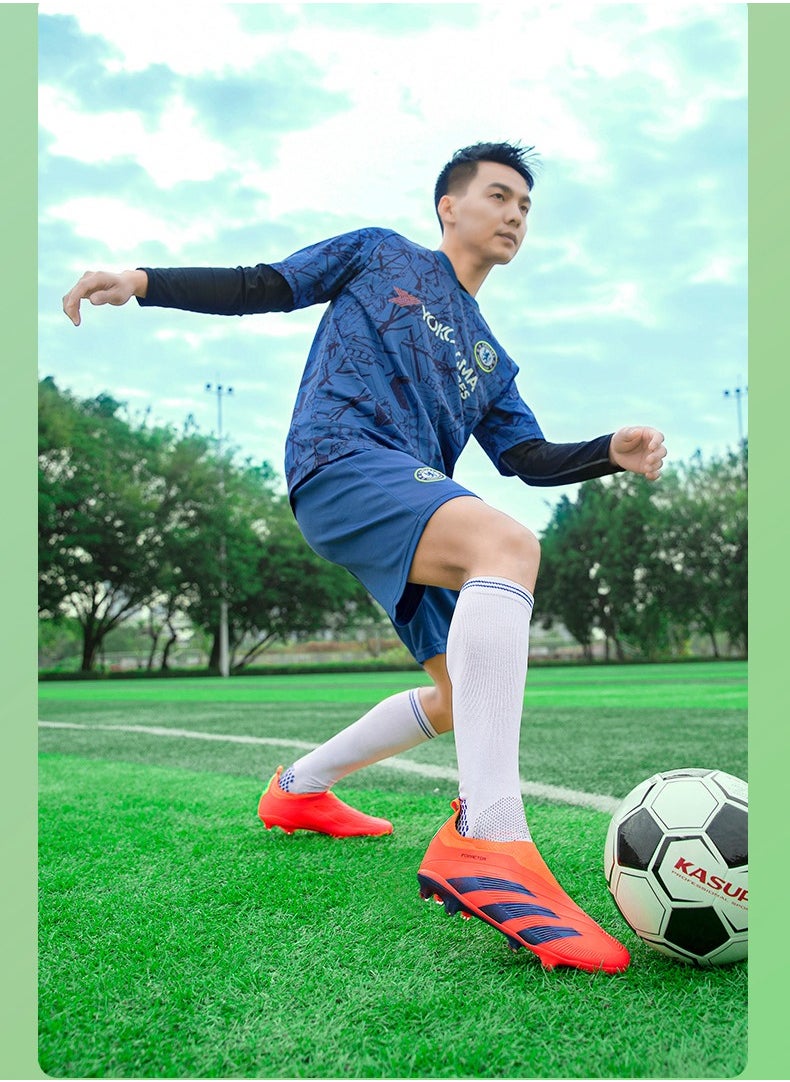 Generic Men's Soccer Cleats, Suitable For Outdoor And Indoor Professional Youth Boys Soccer Cleats, Unisex Soccer Cleats.  - Image 2