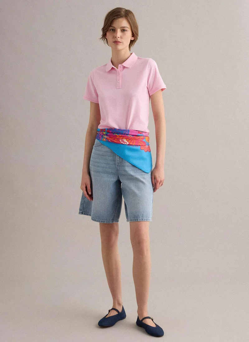 Ovs OVS Pink Organic Cotton Polo Regular Fit