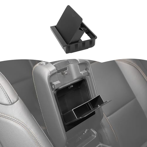 RT-TCZ RTTCZ Center Console Armrest Pad Storage Box Insert Hidden Tray Organizer Interior Accessories Compatible with Jeep Wrangler JL JLU Gladiator JT 20182024 - Image 1