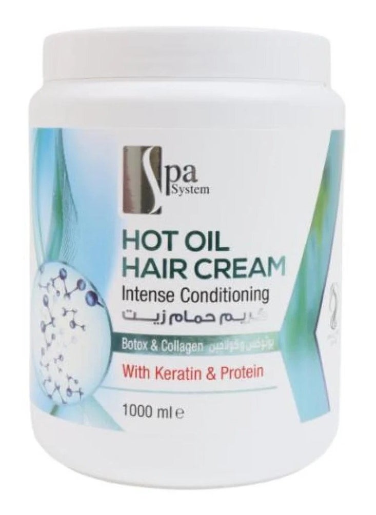 Spa System Cream Bath Oil  Botox and Collagen 1000 ml 