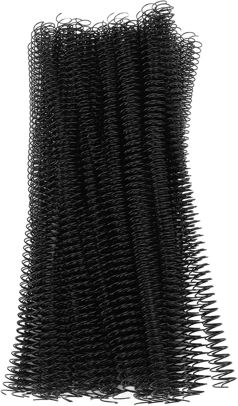Cost effective fine quality Spiral Binding Coils, 100Pcs 360 Degree Rotation Wire Binding Spines 1/2in Multipurpose for Engineering Documents (Black) Diverse requirement fit - Image 5