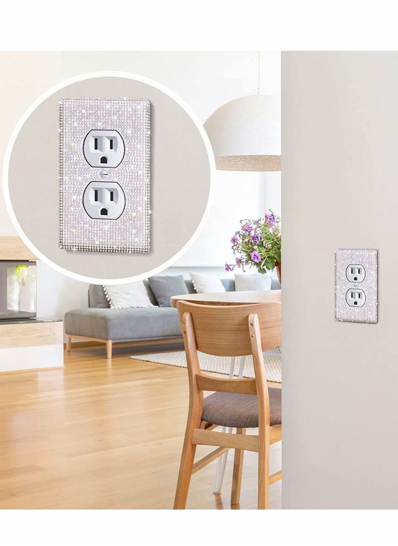 Y&D - 4Pack Wall Plates Light Switch Decorative Cover for Electric Outlets Home Decorator - Image 1