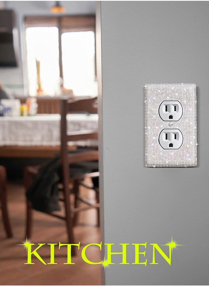 Y&D - 4Pack Wall Plates Light Switch Decorative Cover for Electric Outlets Home Decorator - Image 1