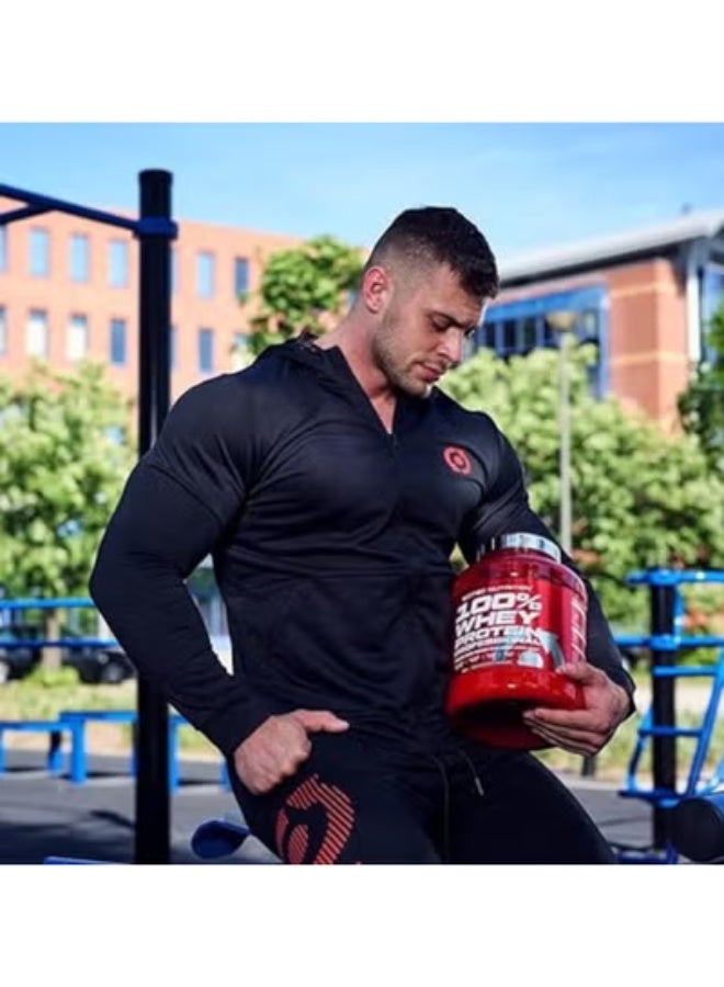 SCITEC NUTRITION مسحوق بروتين مصل اللبن 100% بروفيشينال مع أحماض أمينية مضافة، بنكهة قهوة مثلجة، 78 حصة - Image 3