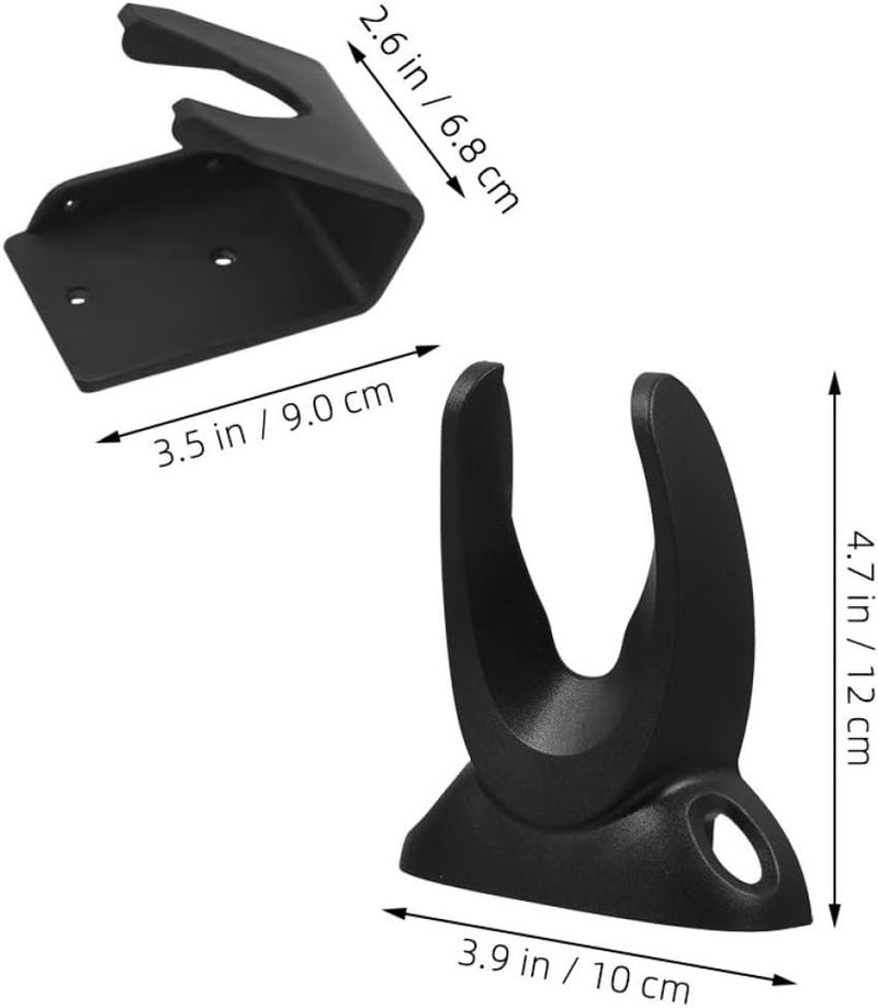 COHEALI 2Pcs Barcode Scanner Stand for Desk and Wall Mount, Universal Handheld Scanner Holder Bracket with Hook and Hanging Mount, Compatible with Supermarket and Warehouse Label Readers - Image 2