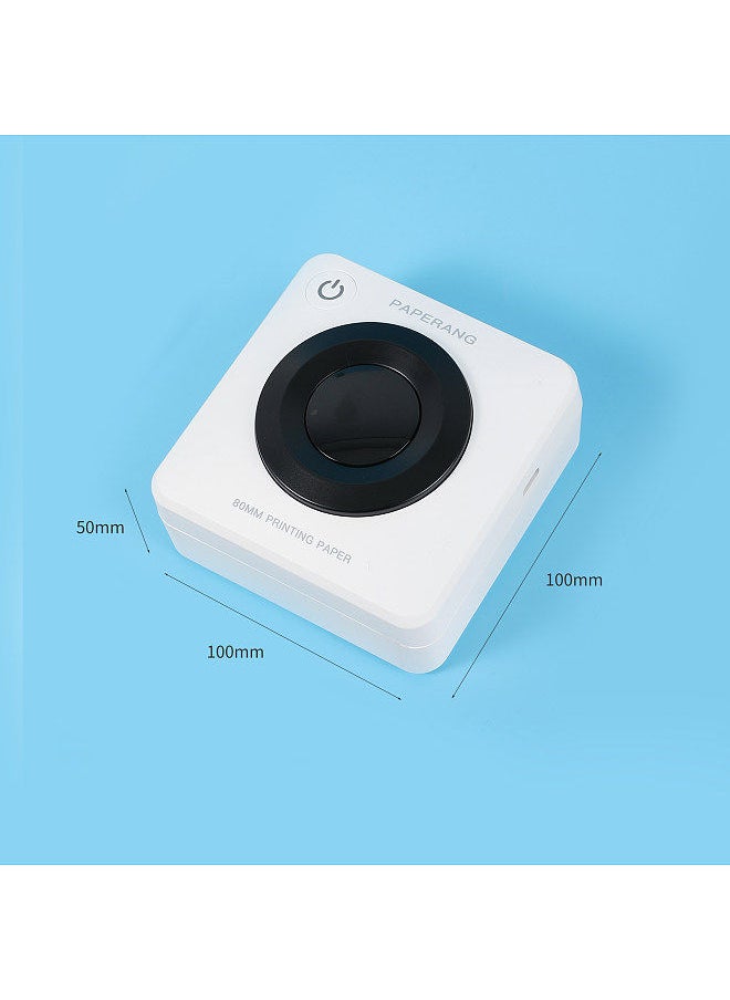 P3 Mini Pocket Photo Printer Portable Thermal Printing Machine Wireless BT Connection for Paper Instant Printer Sticker with 1 Roll Thermal Paper
