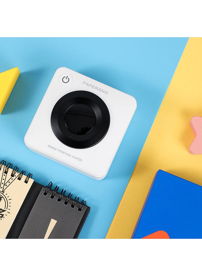 P3 Mini Pocket Photo Printer Portable Thermal Printing Machine Wireless BT Connection for Paper Instant Printer Sticker with 1 Roll Thermal Paper
