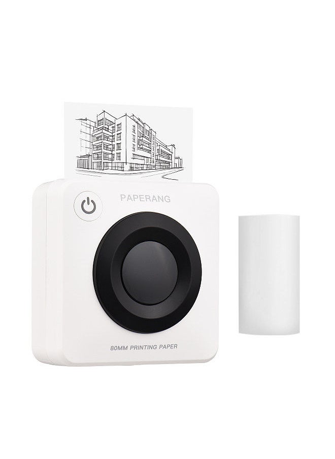 P3 Mini Pocket Photo Printer Portable Thermal Printing Machine Wireless BT Connection for Paper Instant Printer Sticker with 1 Roll Thermal Paper