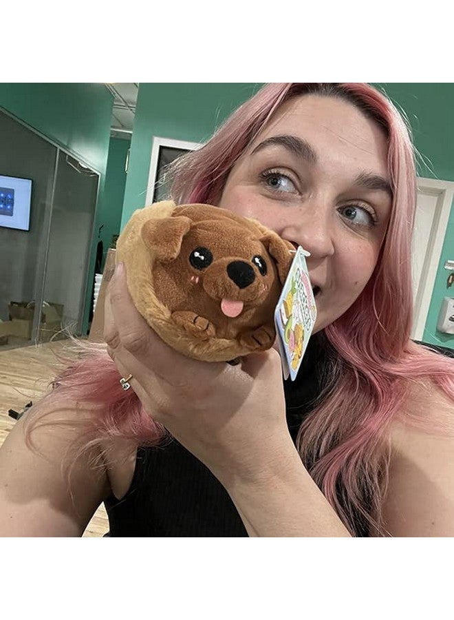 Squishable / Snugglemi Snackers Dachshund Hot Dog 5'' Plush - Image 4