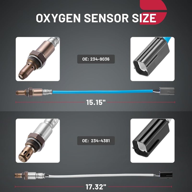 BDFHYK Oxygen Sensor Upstream Downstream O2 Replacement for Nissan Rogue and Altima - Image 3