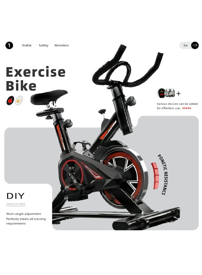 البيض برو الدوار الدراجة الفاخرة المنزل الدوار الدراجة, مقعد مع سبعة مستويات من ضبط الارتفاع, الصالة الرياضية المنزلية, دراجة اللياقة البدنية, مع شاشة LED مقعد محترف وحامل الهاتف المحمول, خمسة مستويات من ضبط الارتفاع من مساند الذراع - Image 1