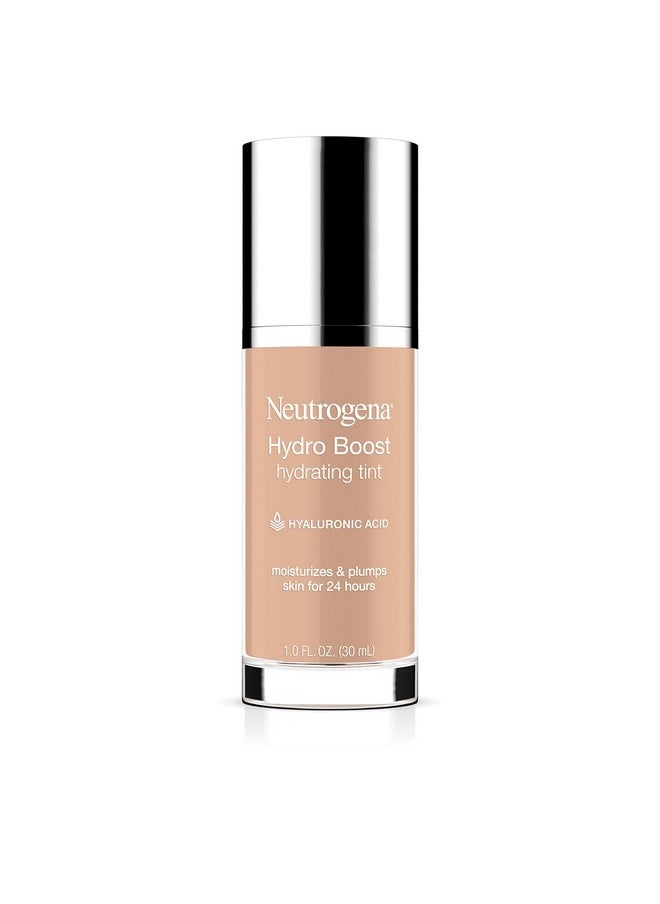 Neutrogena Hydro Boost Hydrating Tint With Hyaluronic Acid Lightweight Water Gel Formula Moisturizing Oil Free & Non Comedogenic Liquid Foundation Makeup 30 Buff Color 1.0 Fl. Oz  - Image 1