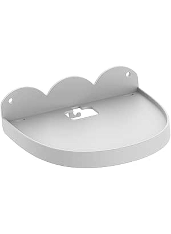 Wall Mounted Audio Rack Cable Organizer Shelf For Speaker Router Black - Image 1