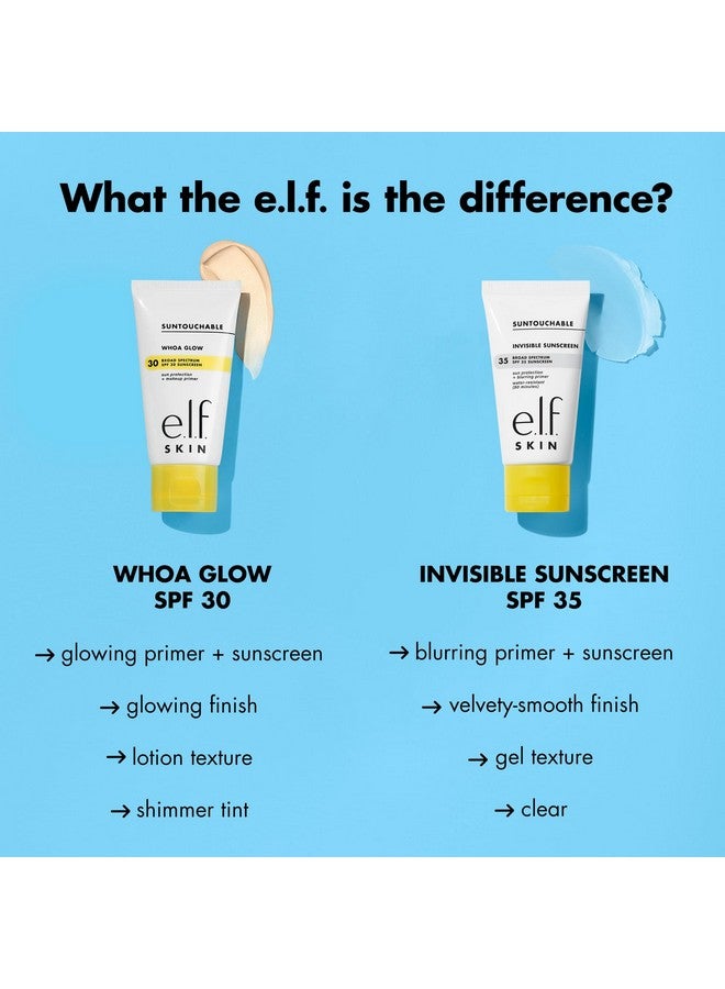 e.l.f. e.l.f. SKIN Suntouchable Invisible SPF 35, Lightweight, Gel-based Sunscreen For A Smooth Complexion, Doubles As A Makeup Primer, Vegan & Cruelty-Free, Packaging May Vary  - Image 5