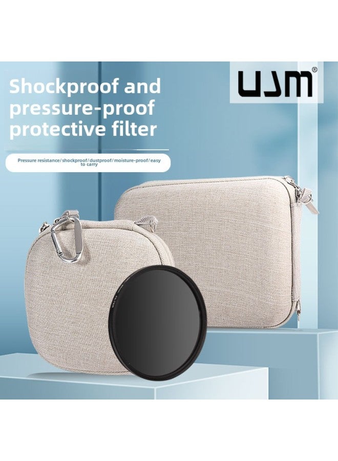Multi-piece Camera Filter Bag UV Lens Round Filter Storage Bag Polarizer Black Soft Filter Protection Box-Color:Color-Blue  - Image 2