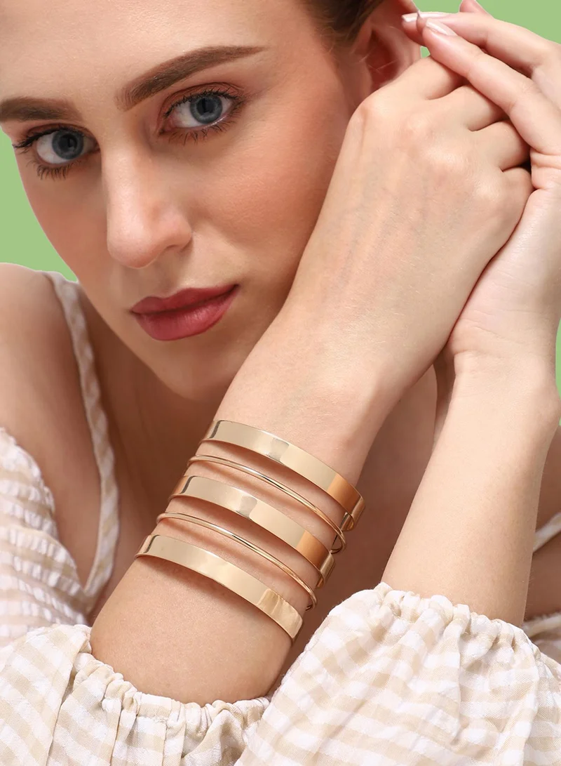 SOHI Party Cuff Artificial Bracelet Jewellery