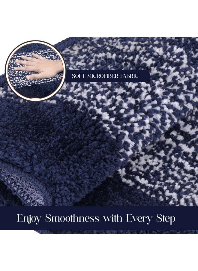 Zureni 40X60Cm Rectangle Doormat Anti Skid And Dirt Resistant Soft Microfiber Carpet Quick Dry Absorbent Indoor Outdoor Rug For Home Office Floor Entrance Kitchen Bathroom (1Pc, Blue)  - Image 4