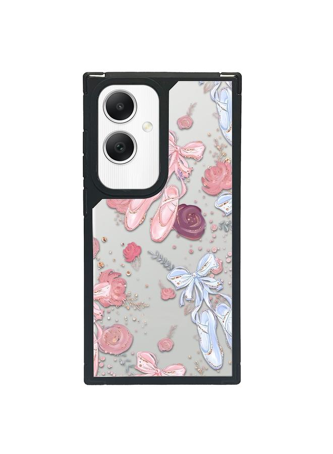 جراب هاتف بتغطية كاملة بنمط فني إبداعي لهاتف Samsung Galaxy A05 (فتاة الباليه ب)