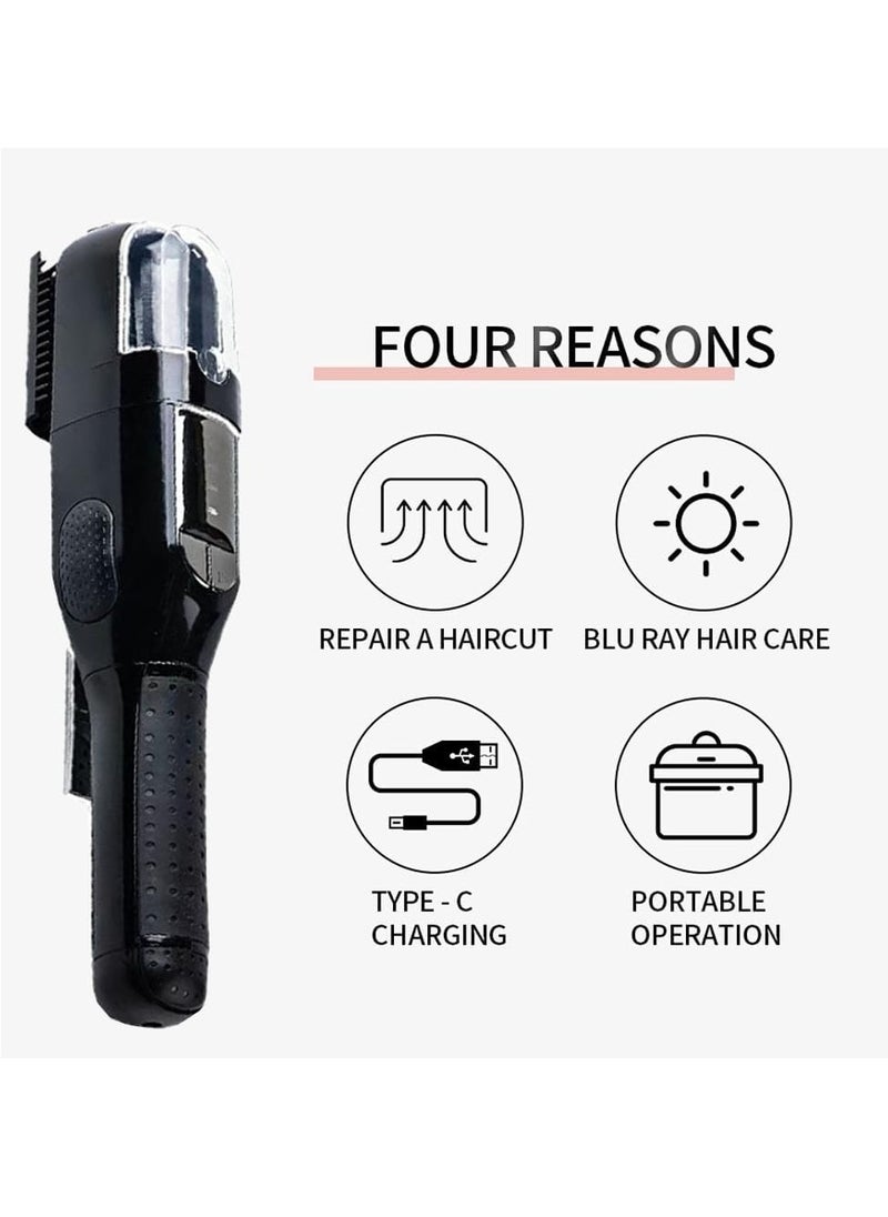 DMG TECH Automatic Hair Trimmer for Split Ends 2 In 1 Hair Straightener Dry Damaged and Brittle Hair Remover Repairing Treatment Hair Styling Tool, Ends Hair Cutting Machine for Treatment Damaged  - Image 2