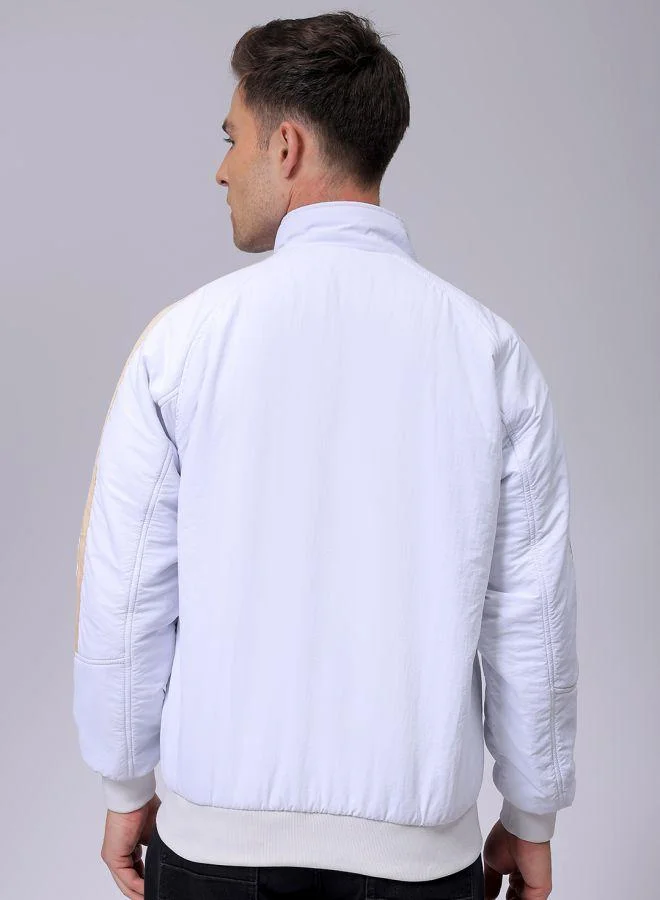 The Indian Garage Co Men Slim Fit Solid Puffer Jackets