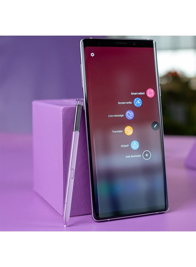 CaoXiong عبوة 2 قلم ستايلس جالاكسي نوت 9 مع قلم بديل بلوتوث S Pen لجهاز سامسونج جالاكسي نوت 9 SM-N9600، SM-N960U، SM-N960U1، SM-N960N، SM-N960W قلم S Pen نوت 9 5G S Pen (أرجواني) - Image 2