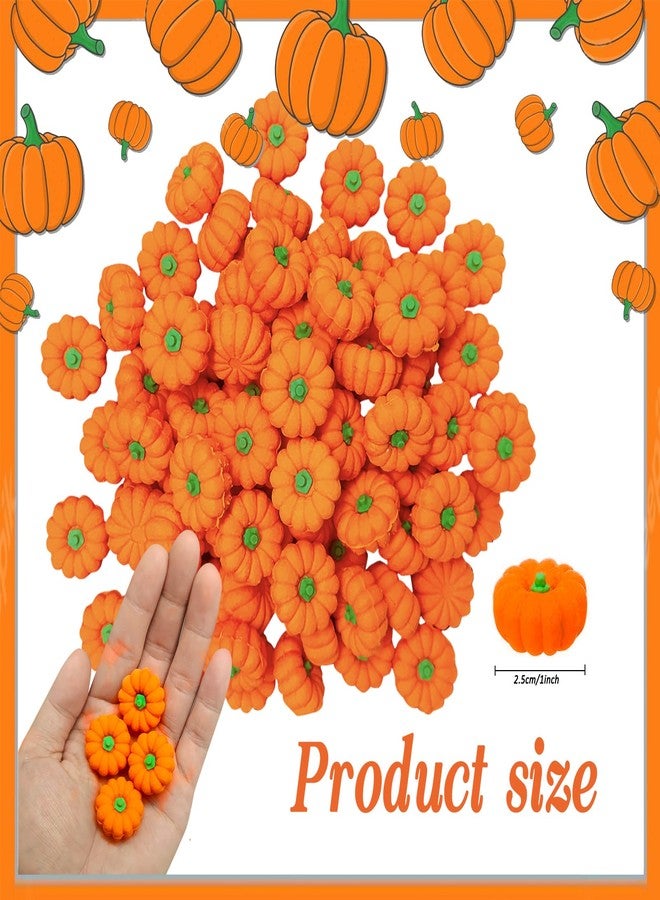 OZIO 44 Pcs 3D Pumpkin Erasers Bulk, Fall Mini Erasers Novelty Pencil Eraser Stationery for Kids Students Halloween Fall Thanksgiving Party Favor Teacher Rewards Classroom - Image 2