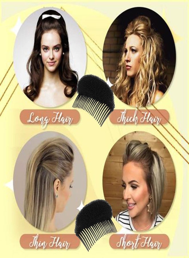 BOXO Hair Volumizer Puff Maker Tool Hair Clip Comb 2 Pcs - Image 5