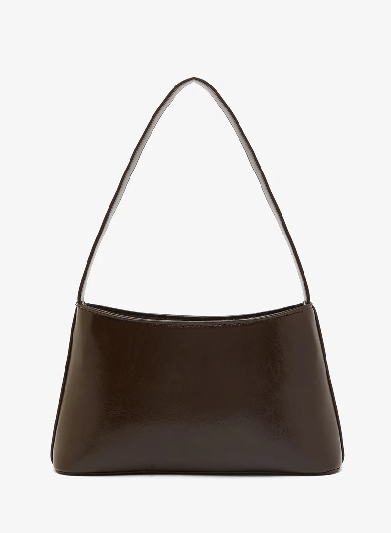 GLAMOROUS Minimal Patent Shoulder Bag
