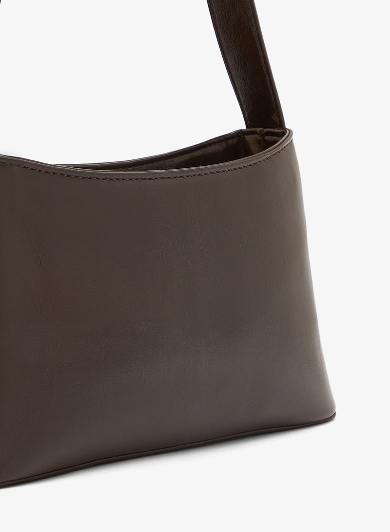 GLAMOROUS Minimal Patent Shoulder Bag - Image 4