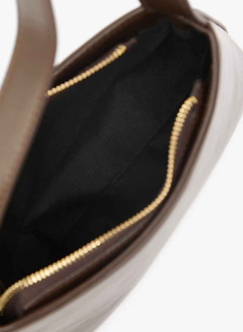 GLAMOROUS Minimal Patent Shoulder Bag - Image 5