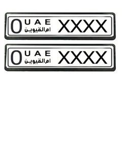 California formula-T CAR NUMBER PLATE HOLDER FRONT & REAR PLATE SET  - Image 1