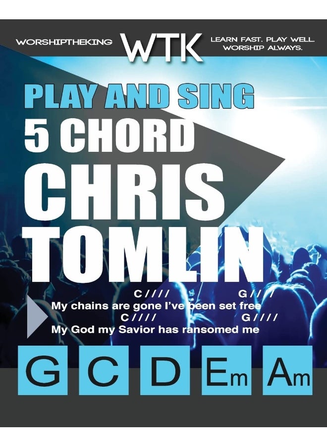 null - Play and Sing 5 Chord Chris Tomlin Songs for Worship: Easy-to-Play Guitar Chord Charts - Image 1