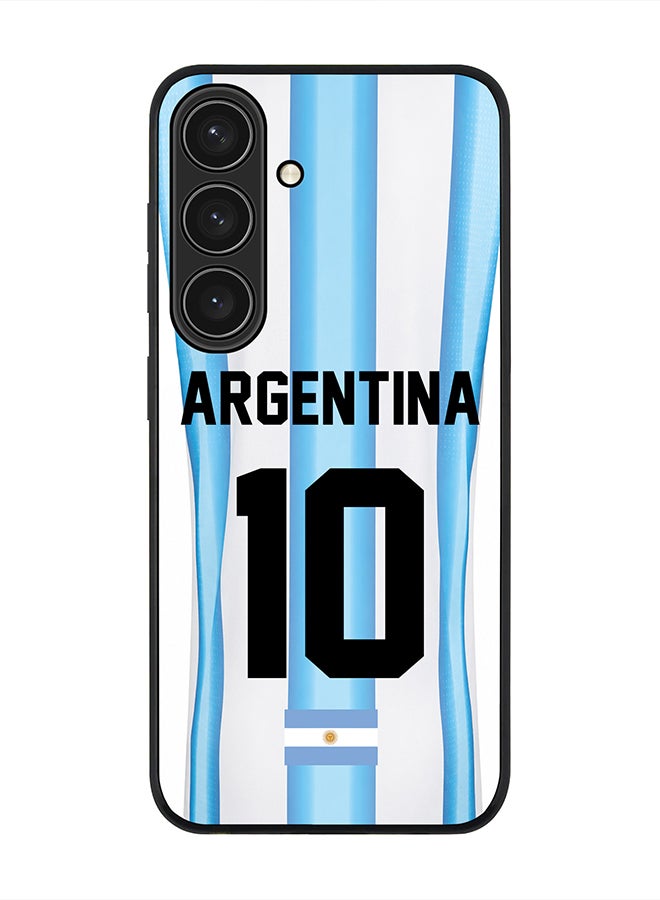 Stylizedd For Samsung Galaxy S25 5G Case,Slim fit Camera Protection, Shockproof Thin Phone cover  - Football Team Argentina World Cup 2026 - Image 1
