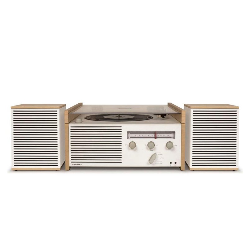Crosley Switch II Belt-Drive Turntable with Bluetooth, AM/FM Radio, Aux-in, and Speakers - Image 2