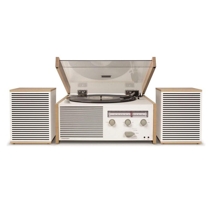 Crosley Switch II Belt-Drive Turntable with Bluetooth, AM/FM Radio, Aux-in, and Speakers - Image 1