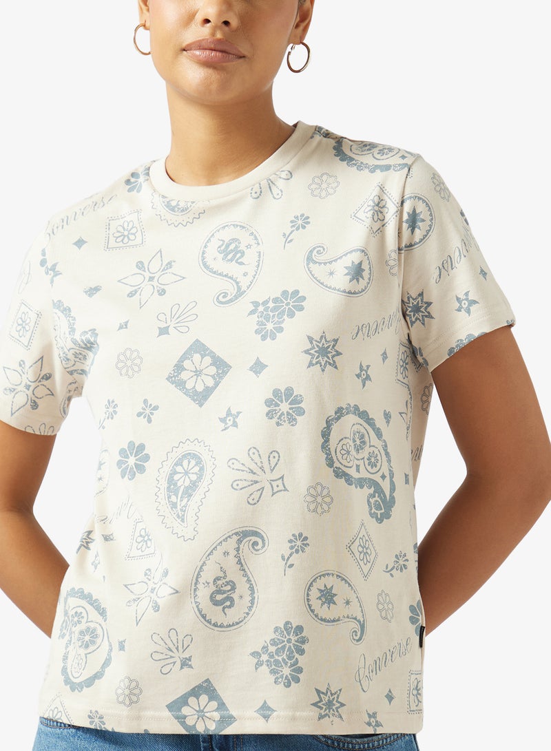 CONVERSE Paisley Frenzy T-Shirt - Image 3
