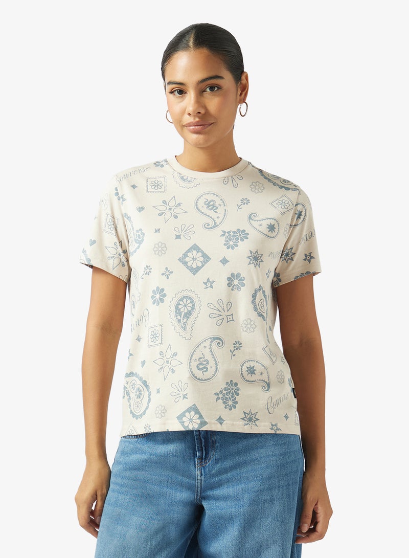 CONVERSE Paisley Frenzy T-Shirt - Image 1
