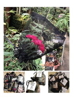 Excefore 100PCS Sheer Organza Bags 5X7 inches Black with Drawstring Jewelry Pouches Gift Bags for Wedding Party Favor Festival Candy Gift Bags  - Image 4