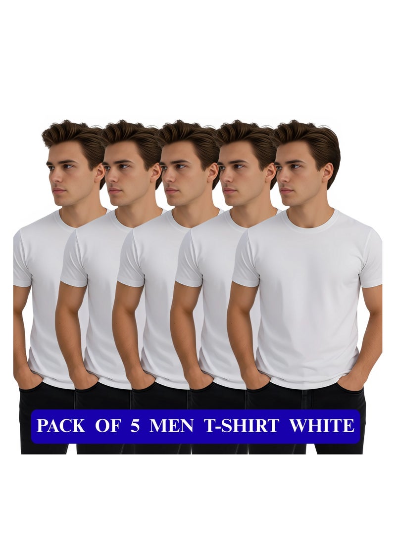 Nenoush Adult Men's Classic Round Neck Short Sleeve Combo T-Shirt-Comfortable And Soft Cotton Tshirt For Men-Ideal For Casual Outfits - Image 2