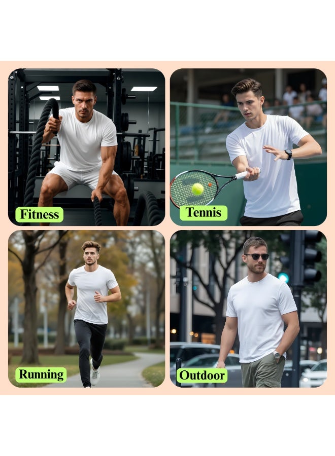 Nenoush Adult Men's Classic Round Neck Short Sleeve Combo T-Shirt-Comfortable And Soft Cotton Tshirt For Men-Ideal For Casual Outfits - Image 2