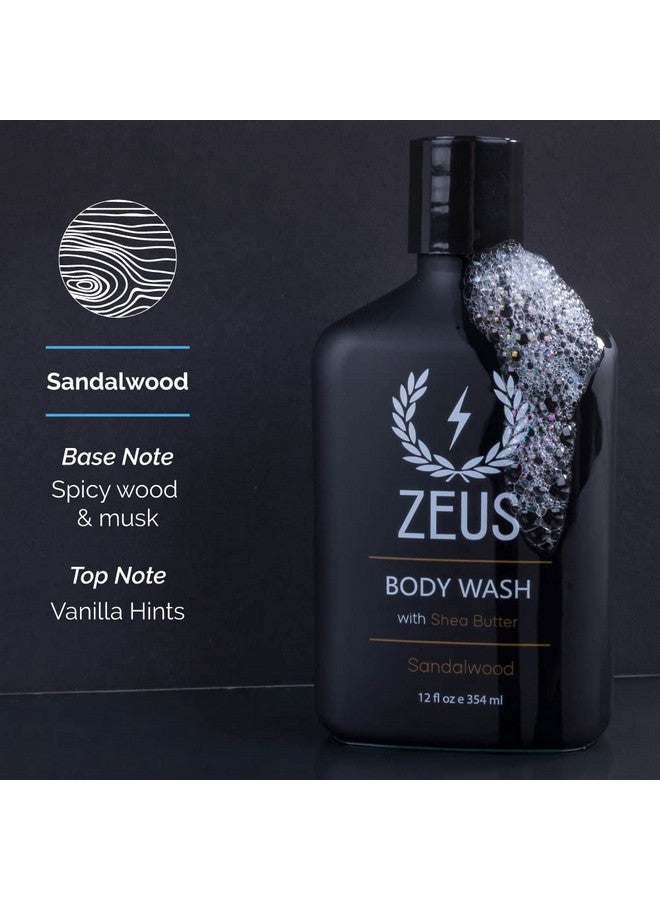 Zeus Body Wash With Shea Butter & Aloe Vera For Men All Natural With Essential Oils Invigorating Skin Reviving Body Cleansing Shower Wash Made In Usa (12 Oz) - Image 5
