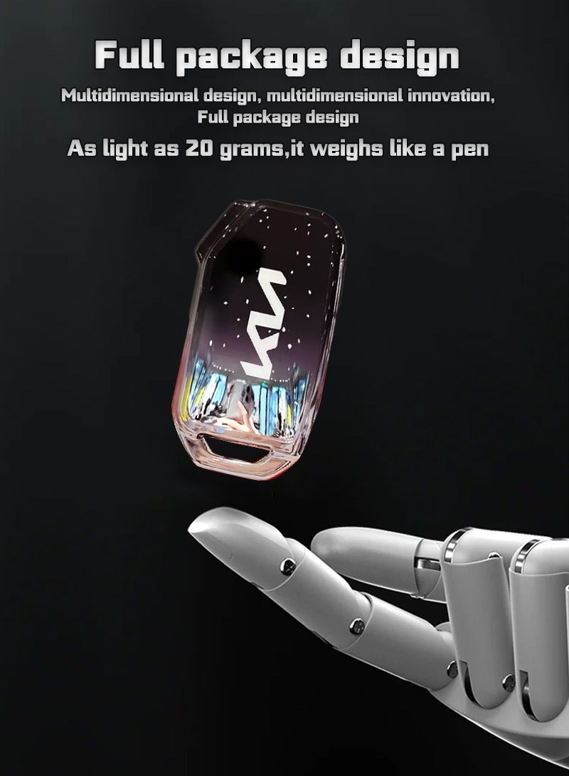 كيا سيارة جديدة مفتاح حماية مجموعة سيليكون المواد أنيق المظهر بسيطة وجميلة حماية جيدة من السيارة الأصلية الرئيسية - Image 3