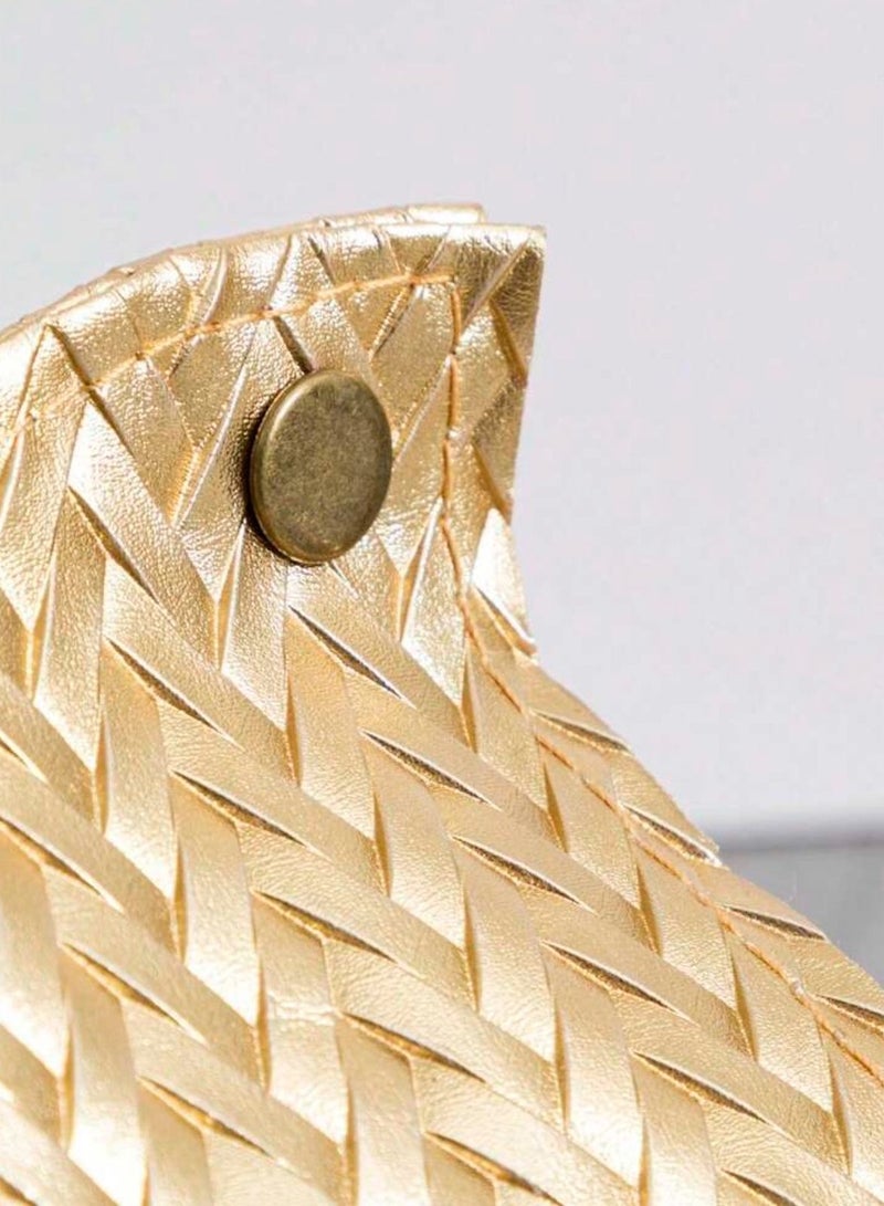 Tissue box made of gold leather  - Image 2