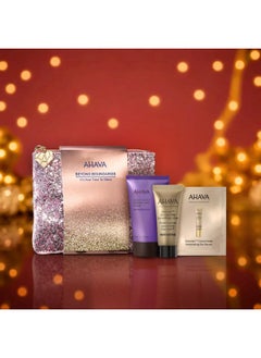 AHAVA AHAVA It’s Your Time To Shine Gift Set - Includes Osmoter Concentrate Smoothing Lotion 0.5 Fl.Oz, Mineral Hand Cream Spring Blossom 1.3 Fl.Oz & Sample Sachet Dead Sea Osmoter Concentrate Eye Cream  - Image 4