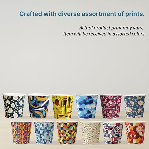 KAAGAT® 150 ml, 100 Count Disposable Paper Cups, Multicolor Eco-Friendly Drinking Cups for Wedding, Party, Picnic, Travel | Ideal for Tea, Coffee, Juice & Water, Use & Throw Party Glasses - Image 3