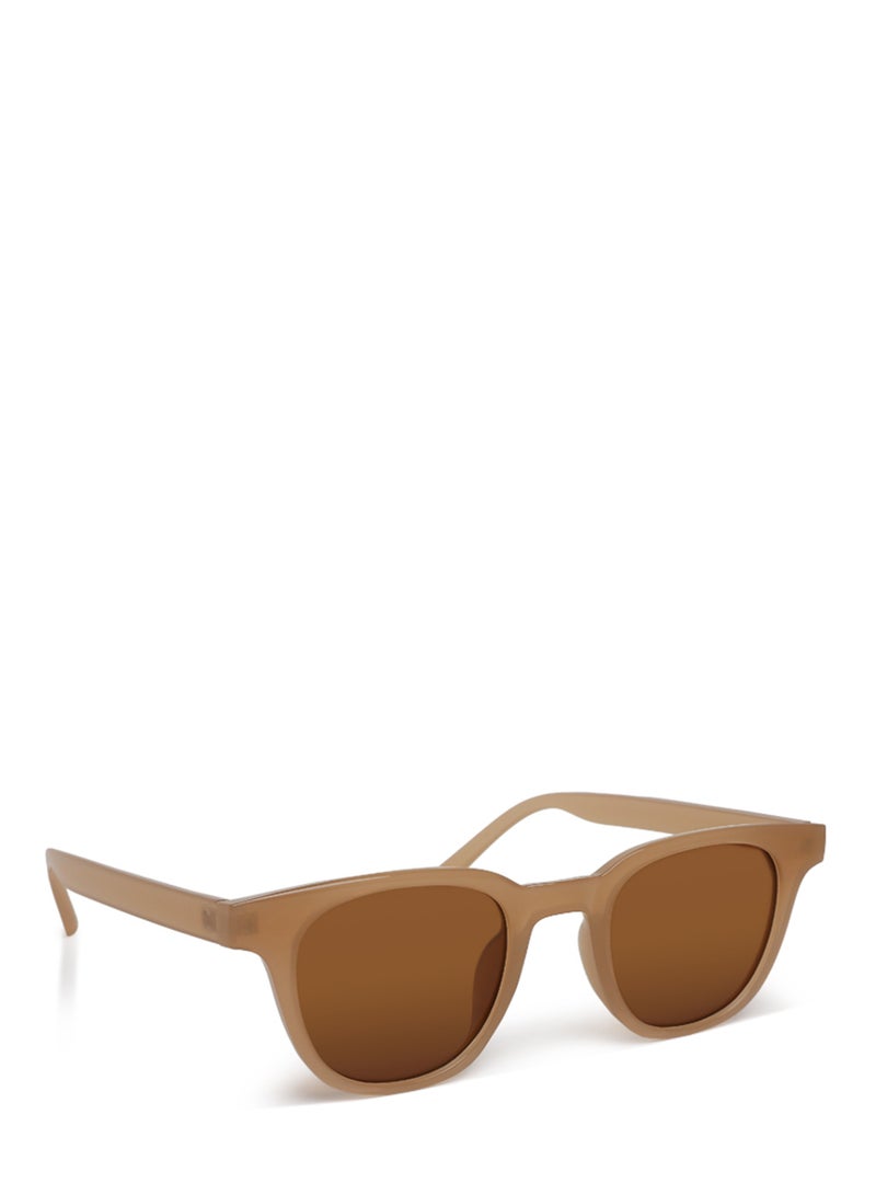 London Rag Square Cut Casual Sunglasses in Brown - Image 2