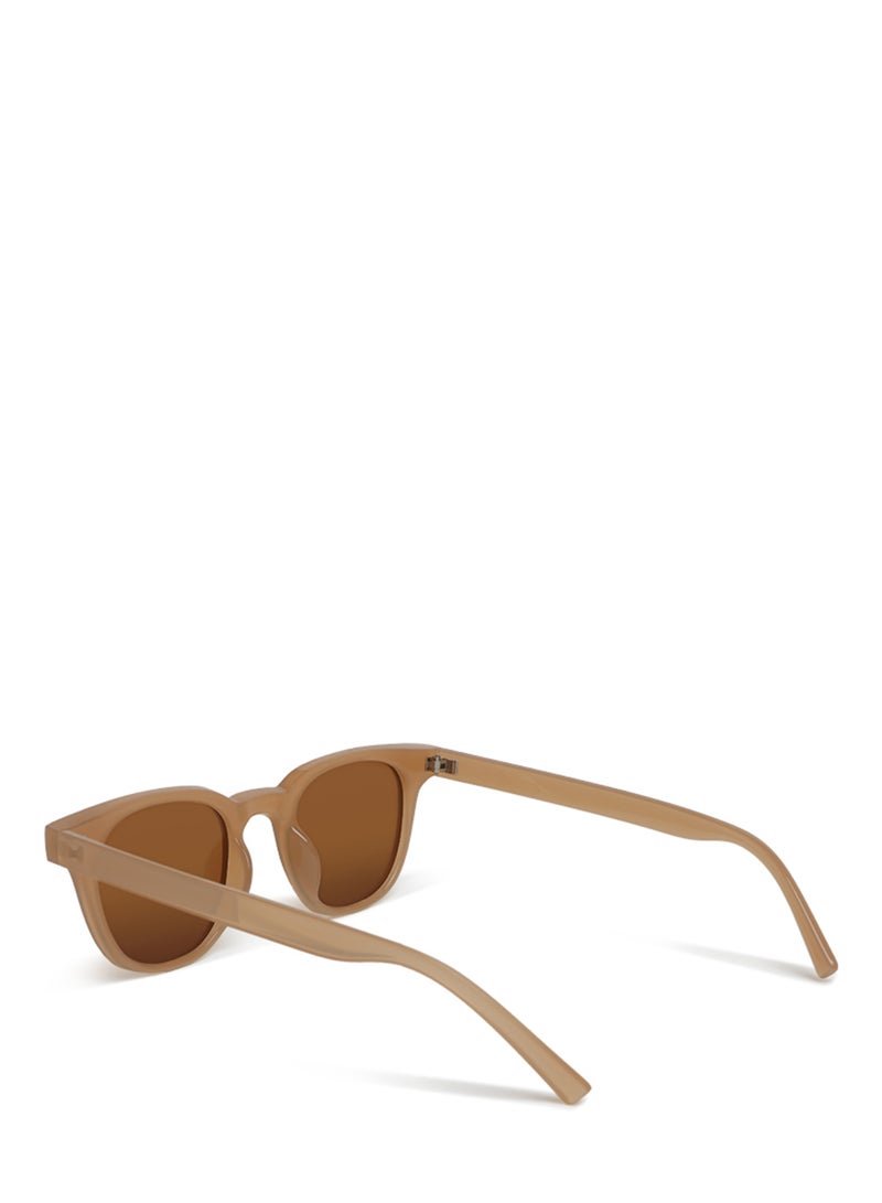 London Rag Square Cut Casual Sunglasses in Brown - Image 3
