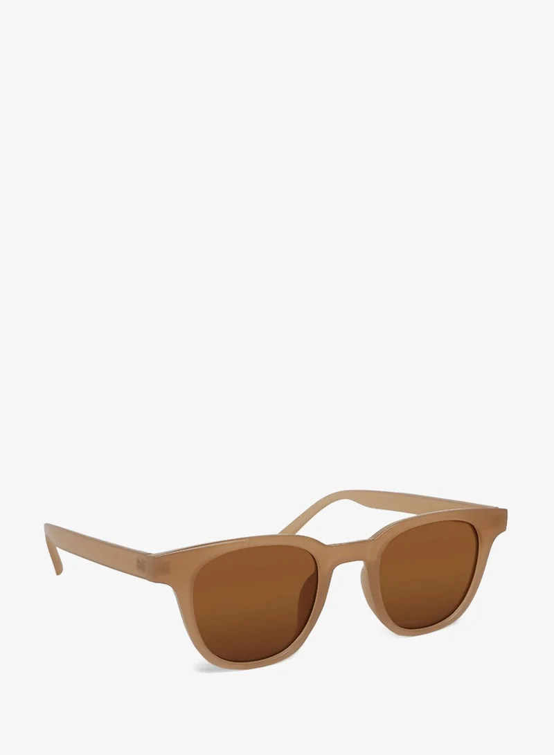 London Rag Square Cut Casual Sunglasses in Brown